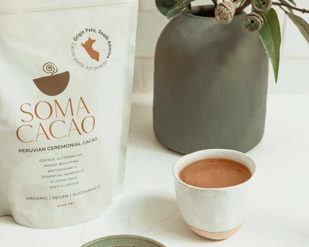 How Much Caffeine is in Soma Cacao vs coffee?